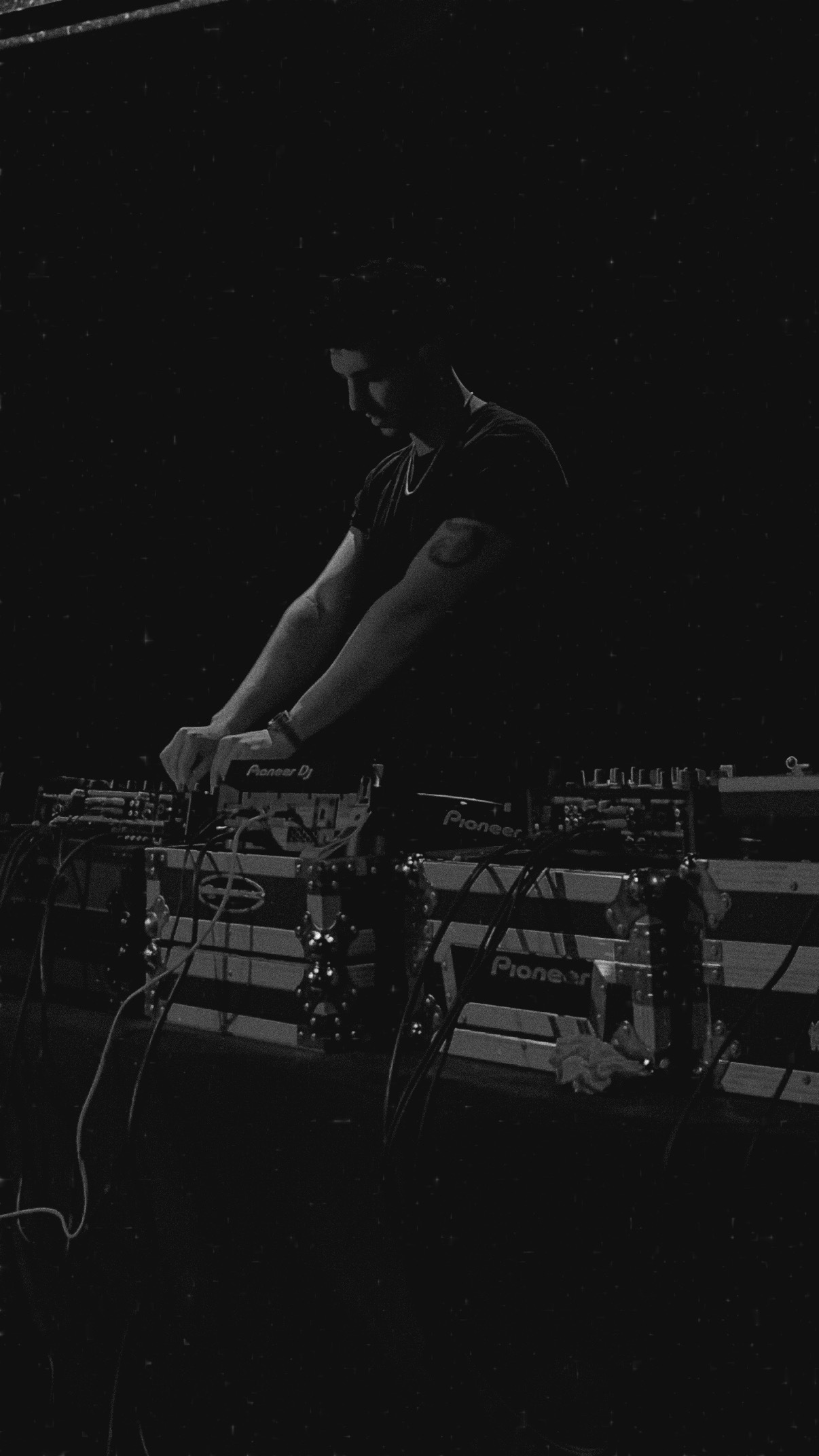 BERK30 on the decks, black and white